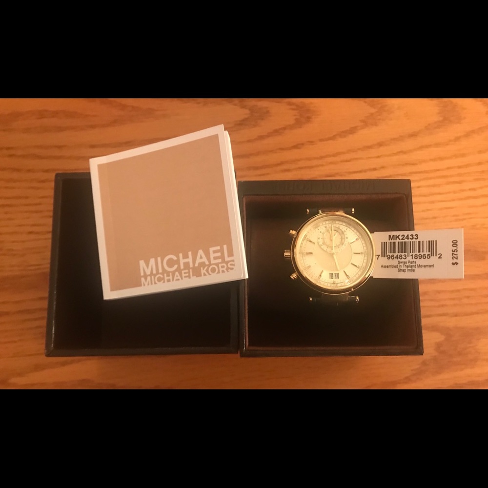 🖤 Michael Kors Black Leather Strap Watch 🖤